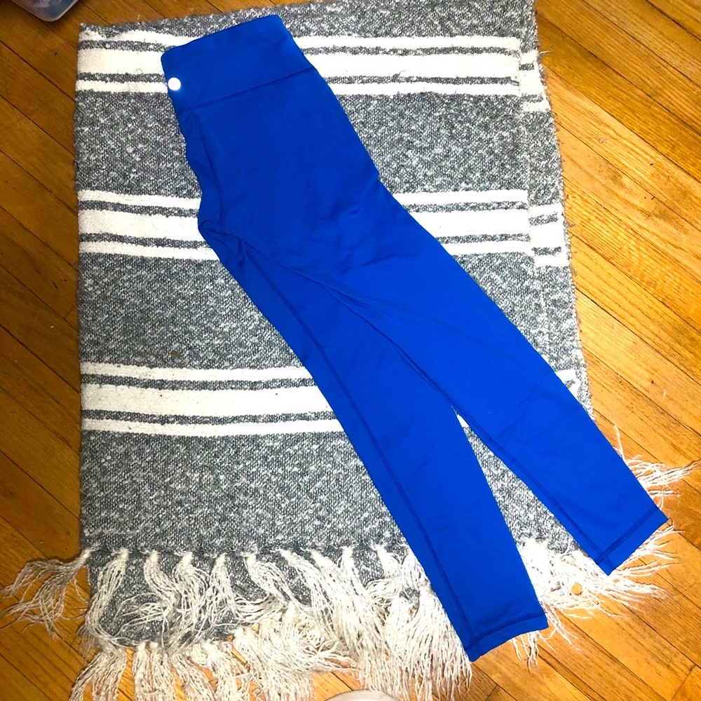 Bright Blue Leggings - Small